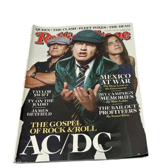 Other | Acdc Rolling Stone Magazine No Label The Gospel Of Rock Roll ...